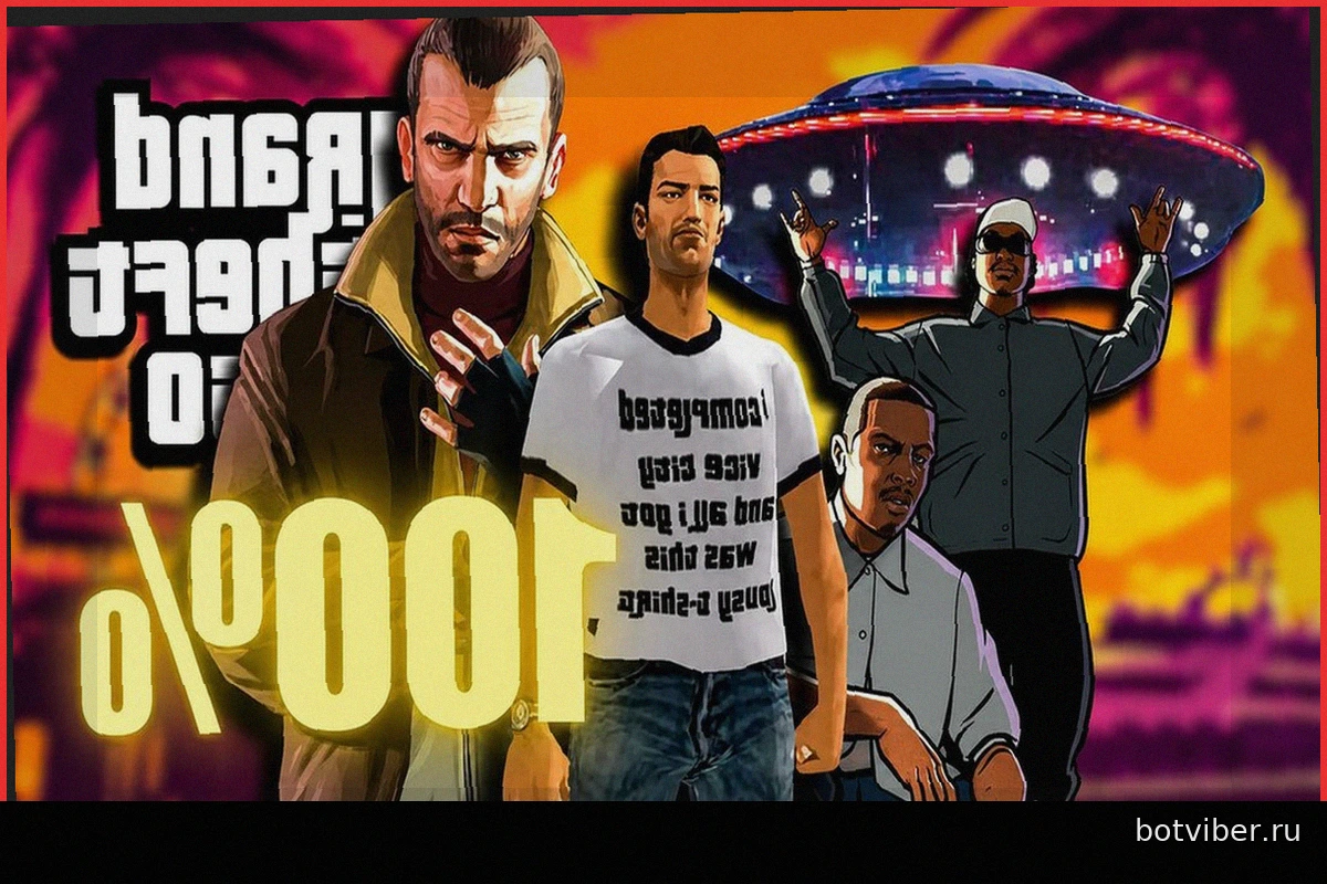 Награды за 100% прохождение игр GTA и ожидания от GTA VI